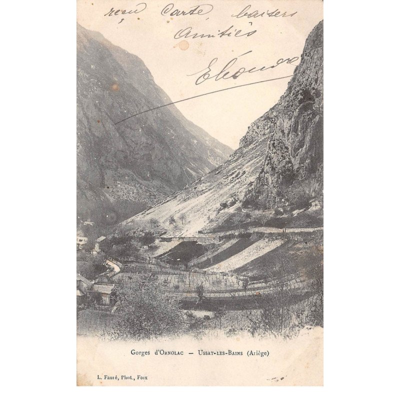 USSAT LES BAINS - Gorges d'Ornolac - très bon état