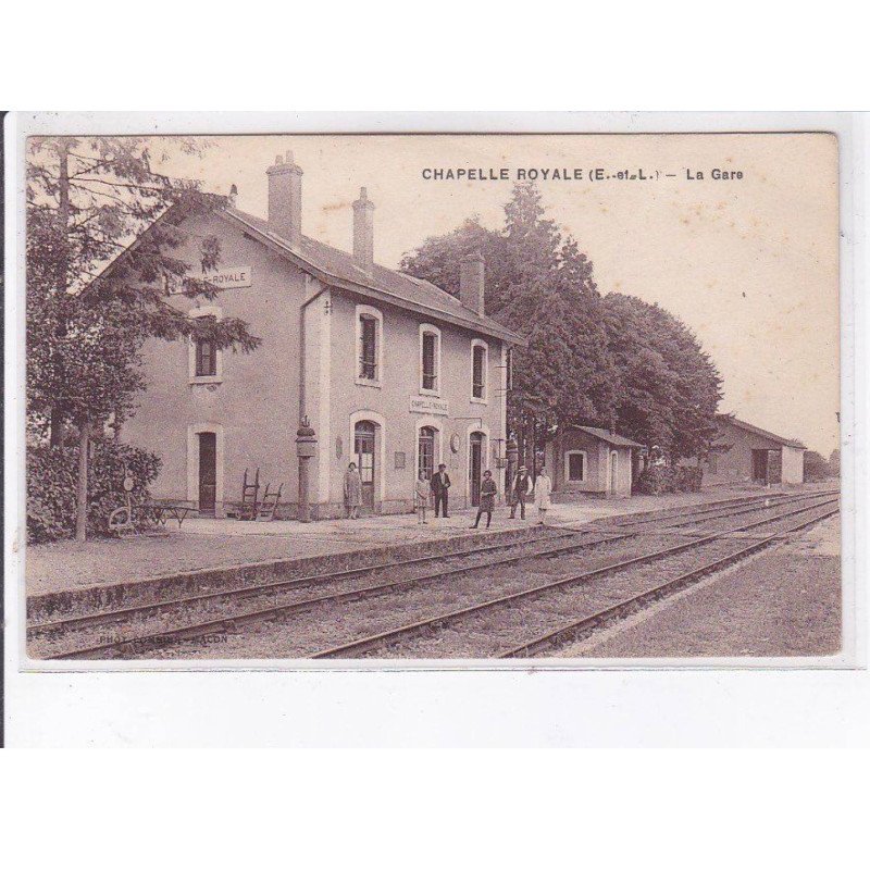 CHAPELLE ROYALE: la gare - état