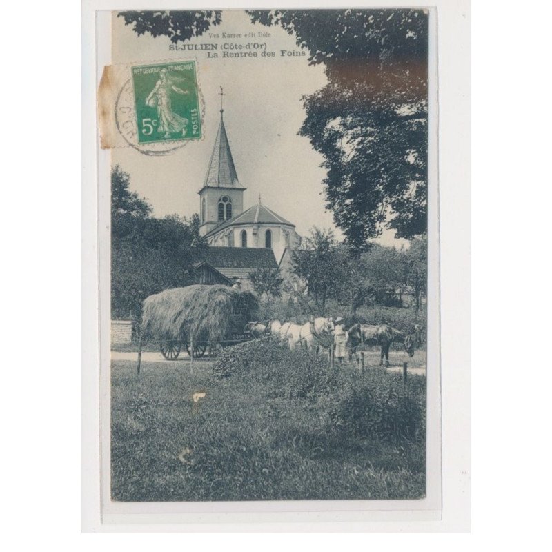 SAINT JULIEN - La rentrée des foins - très bon état