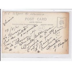SOISSONS : carte photo d'une automobile en 1921 - très bon état