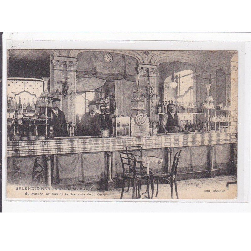 MARSEILLE : le Splendid Bar - intérieur de café - bon état
