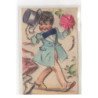 BOURET Germaine : cpa avec collage (systeme -  série 646) (ex-collection Amigon) - très bon état