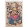 BOURET Germaine : cpa avec collage (systeme -  série 646) (ex-collection Amigon) - bon état (adhérence au dos)