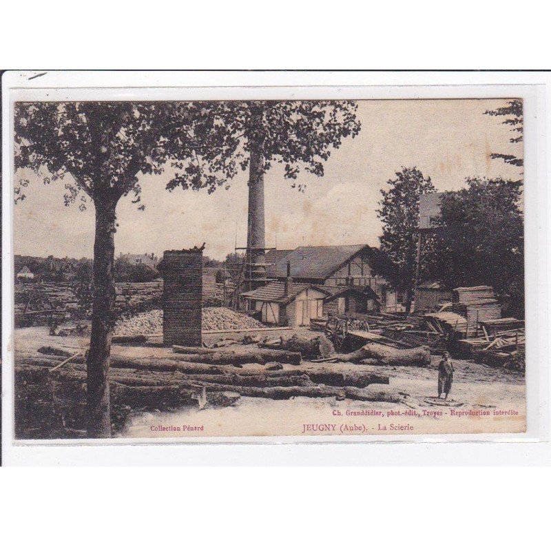 JEUGNY : la scierie (bois) - bon état (traces)