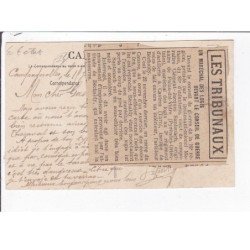 CAMPAGNOLLES : l'école des garçons - bon état (découpure de journaux partiellement collée)