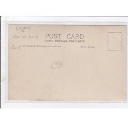 CLEREY : carte photo du café du Centre (tabac - Gautherot - Tassin - restaurant) - sur la place - très bon état