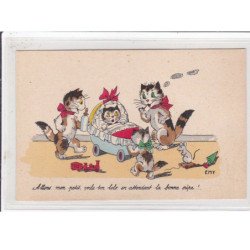 BOURET Germaine : signé EMY - chats (ex-collection Amigon) - très bon état