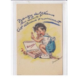 BOURET Germaine : publicité pour la patisserie - gateaux - très bon état