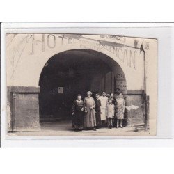 LA ROCHELLE : carte photo de l'hotel de l'encan (BOULITTE) - état (coupée)