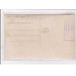 ROSTRENEN ?: carte photo de jeunes cyclistes (vélo) - très bon état