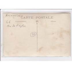 ROSTRENEN : carte photo d'un groupe de personnes - très bon état