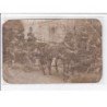 BESANCON : lot de 4 cartes photo d'un conducteur de fiacre (attelage)(photo D'HOOP) - très bon état (1 cpa abimée)