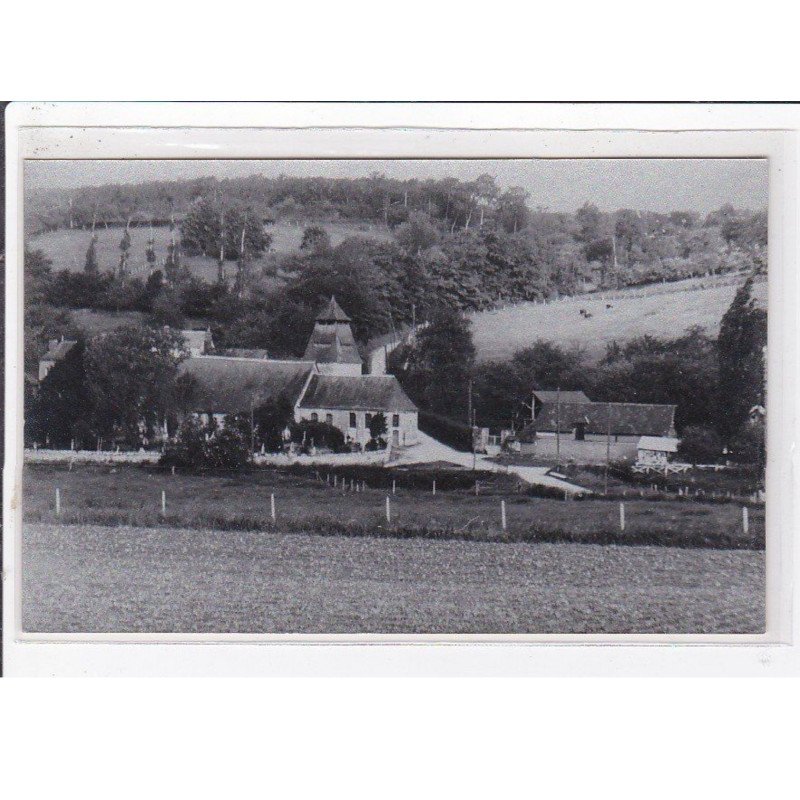 ROSAY : carte photo de l'église - (procédé photo rare) - très bon état