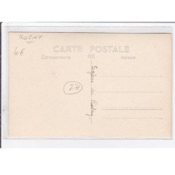 ROSAY : carte photo de l'église - (procédé photo rare) - très bon état