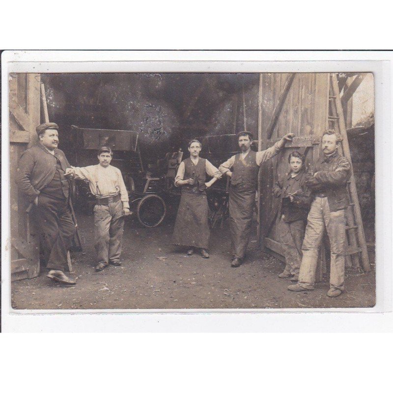 ASNIERES : carte photo (automobile) - état