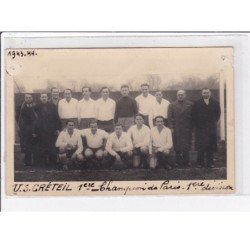 CRETEIL : photo format cpa de l'équipe de football U.S.CRETEIL (champion de France 1943-44) - état