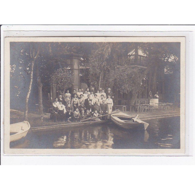 BORDS DE MARNE : carte photo d'une guinguette - très bon état