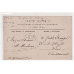 PARIS 10ème : carte photo de la brasserie Michel - café restaurant Raeppel au 10 boulevard Saint Martin - très bon état