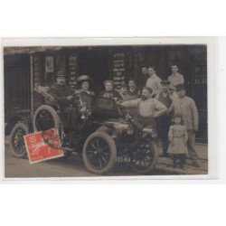 PARIS 10ème: carte photo de la brasserie Michel - café Raeppel au 10 boulevard Saint Martin (automobile) - très bon état