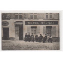 SAINTE COLOMBE : hôtel Thomas (TREFFORT BLACHON) siège de la Boule Joyeuse (pétanque - jeu) - très bon état