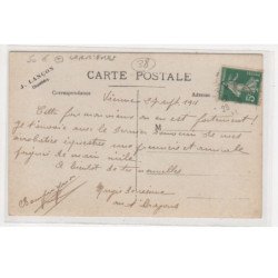 VIENNE (environs) : carte photo de militaires (accrobate - cheval - carrières) - très bon état