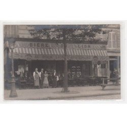 PARIS 11 ème : carte photo de la brasserie Louis Raeppel (café) au 34 avenue Ledru Rollin - très bon état