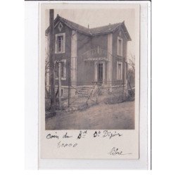 GAGNY : carte photo d'une maison à l'angle du boulevard Saint Dizier et rue de Franceville - très bon état