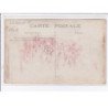 ERMONT ? : carte photo du salon de coiffure LEGER (coiffeur) -bon état (traces rouge au dos)