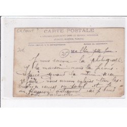 ERMONT ? : carte photo du salon de coiffure COTIN (coiffeur) -bon état