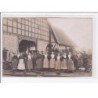 MINDEN / HAHLEN : fotokarte - Landwirtschaft - Dreschmaschine - mint (agriculture - carte photo -batteuse) très bon état