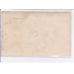 COLLIGNY dans l'Ain ? : carte photo d'une moto vers 1920 - très bon état