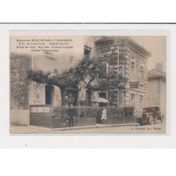 VARAMBON - Restaurant Beau-Rivage - Sabin Raffy - cuisine soignée - cabine téléphonique - très bon état