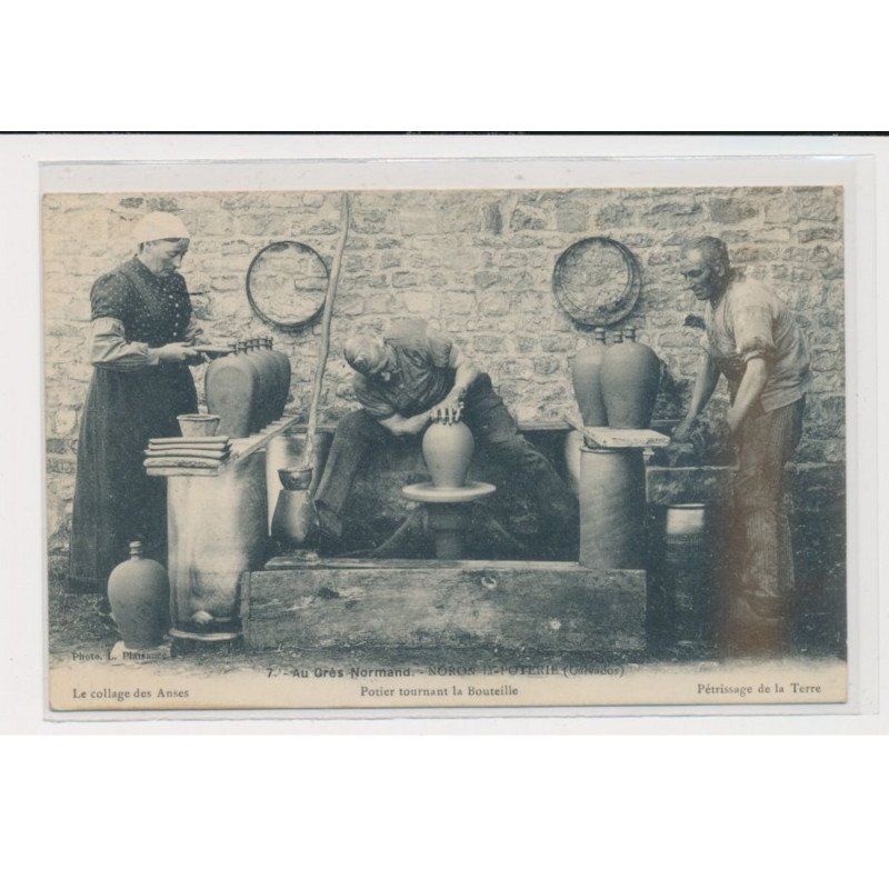 NORON LA POTERIE - Potier tournant bouteille - très bon état