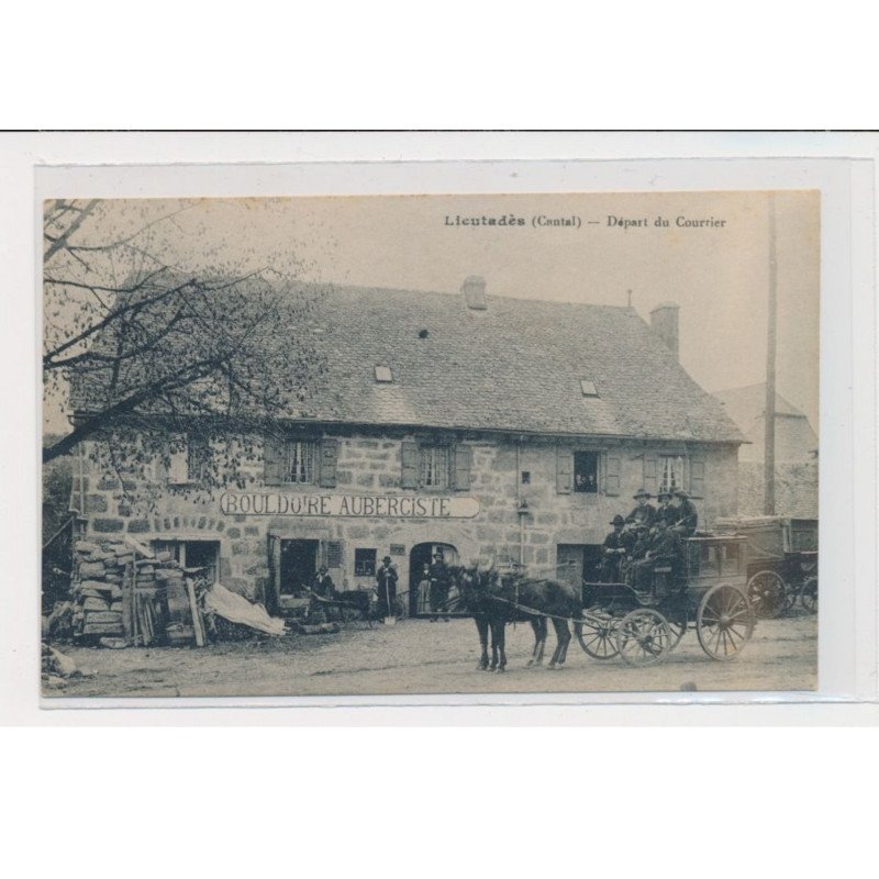 LIEUTADES - Départ du courrier -  très bon état