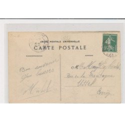 CHAUDESAIGUES - Départ de l'autobus -  très bon état