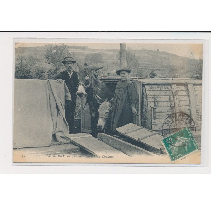Le Berry - Ecurie à bord d'un chaland - très bon état