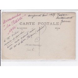 ARROMANCHES : carte photo de "la Petiote" - très bon état