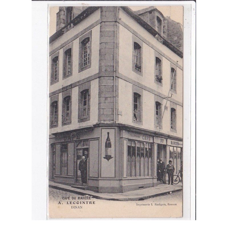 DINAN : le café du Marché LECOINTRE - très bon état