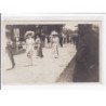 DIJON ? : lot de 2 cartes photo de la Fete de la petite Fleur (bienfaisance - Croix Rouge) - très bon état