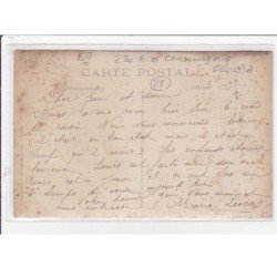 BU : carte photo de la cordonnerie LUCAS (anciennement GEOSSIN) - vente de cartes postales - très bon état