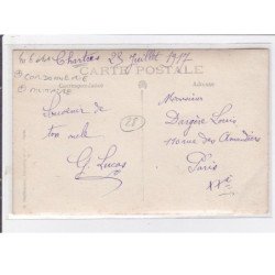 CHARTRES : carte photo de l'atelier de cordonnerie militaire (guerre 14-18) - très bon état