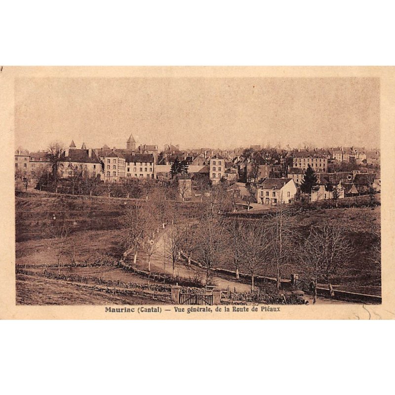 MAURIAC - Vue générale, de la Route de Pléaux - très bon état