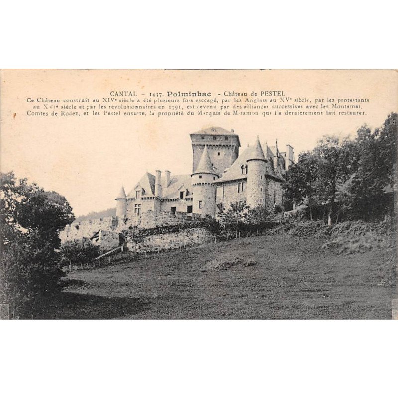 POLMINHAC - Château de PESTEL - très bon état