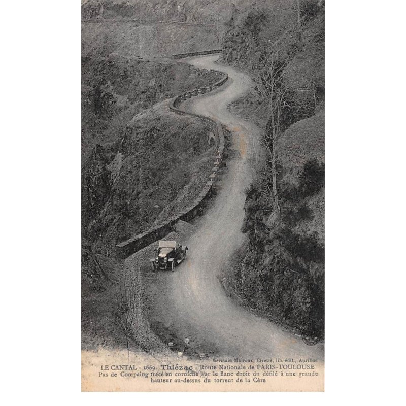 THIEZAC - Route Nationale Paris Toulouse - très bon état