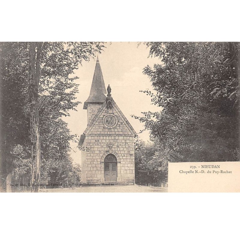 NIEUDAN - Chapelle N. D. du Puy Rachat - très bon état