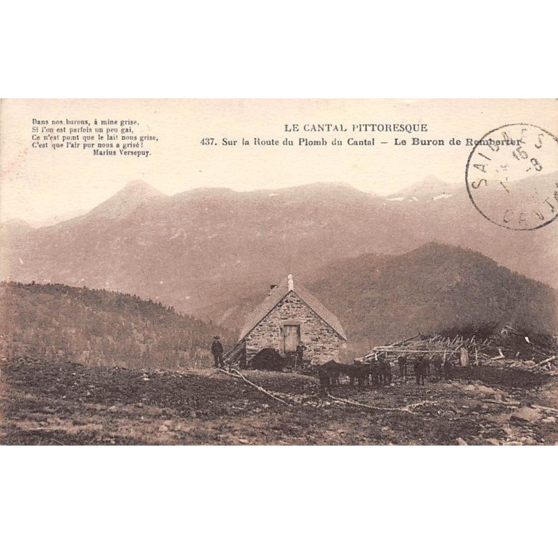 Sur la Route du Plomb du Cantal - Le Buron de Remberter - très bon état