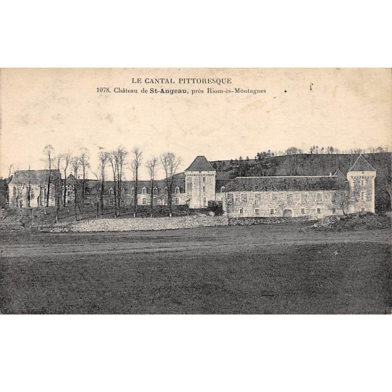 Château de SAINT ANGEAU près Riom ès Montagnes - très bon état