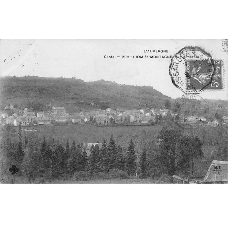 RIOM ES MONTAGNE - Vue générale - très bon état