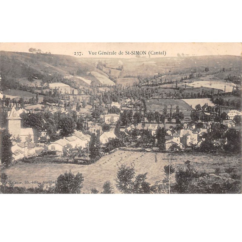 Vue générale de SAINT SIMON - très bon état