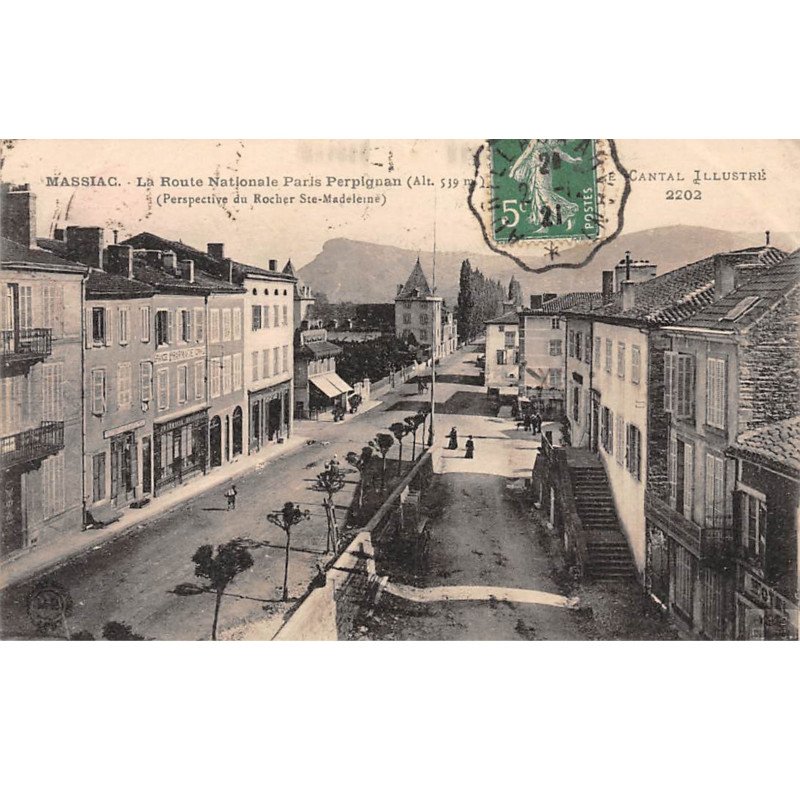 MASSIAC - La Route Nationale Paris Perpignan - très bon état